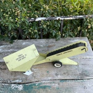 STRUCTO vintage metal construction toys sand hopper & loader